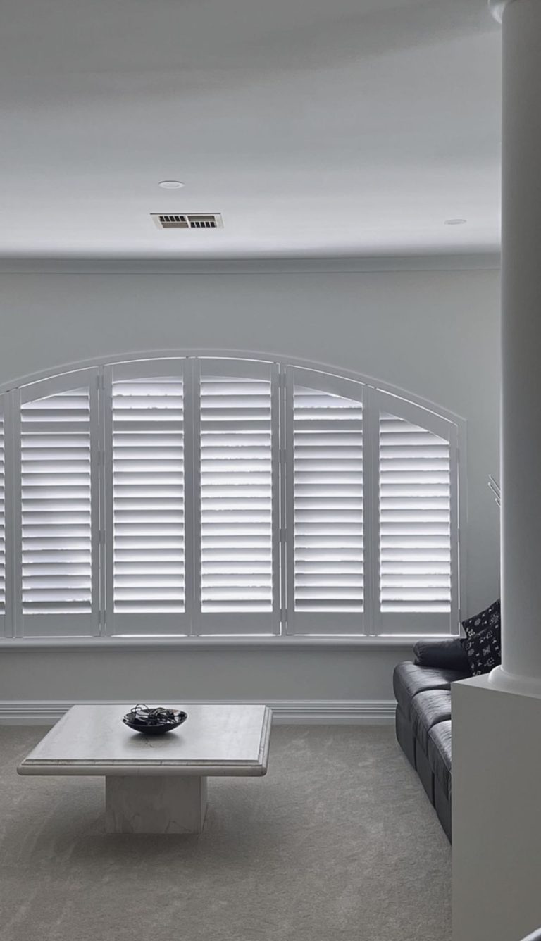 Arch Plantation Shutters